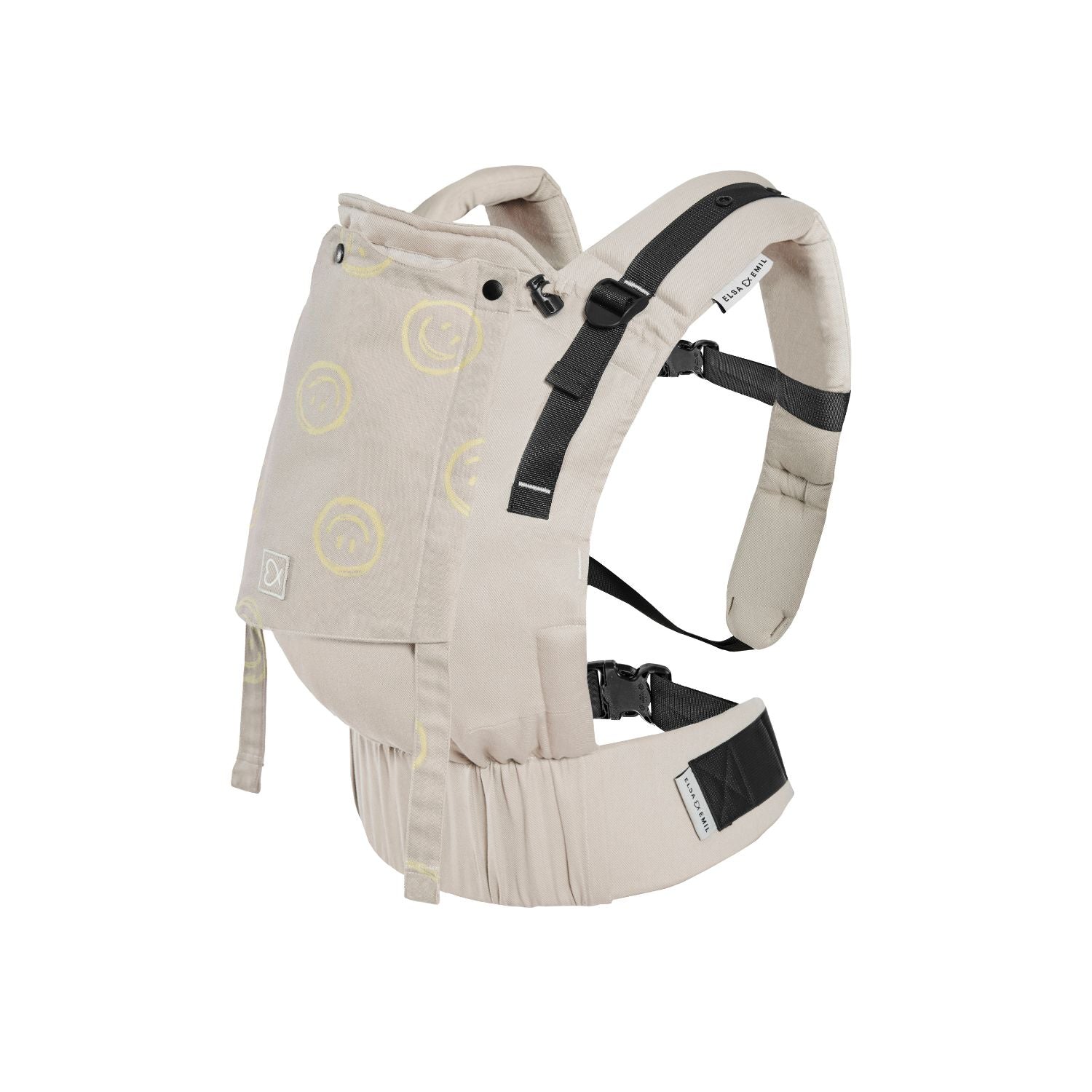 Fullbuckle in #farbe_kängurubeige mit Sonnensegel in #farbe_smile