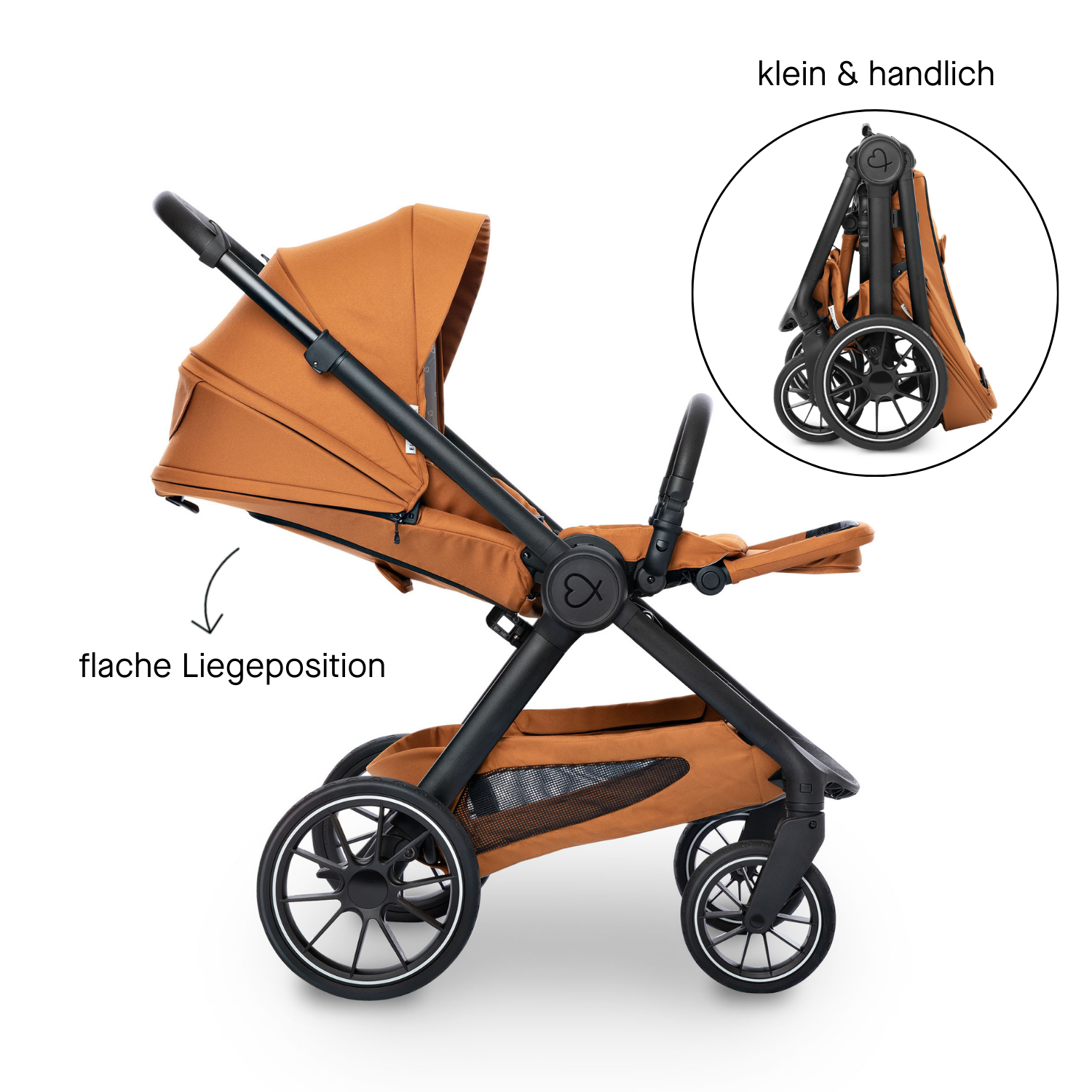 Verstellbarer und einklappbarer Sportsitz von ELSA & EMIL #farbe_fuchsrot