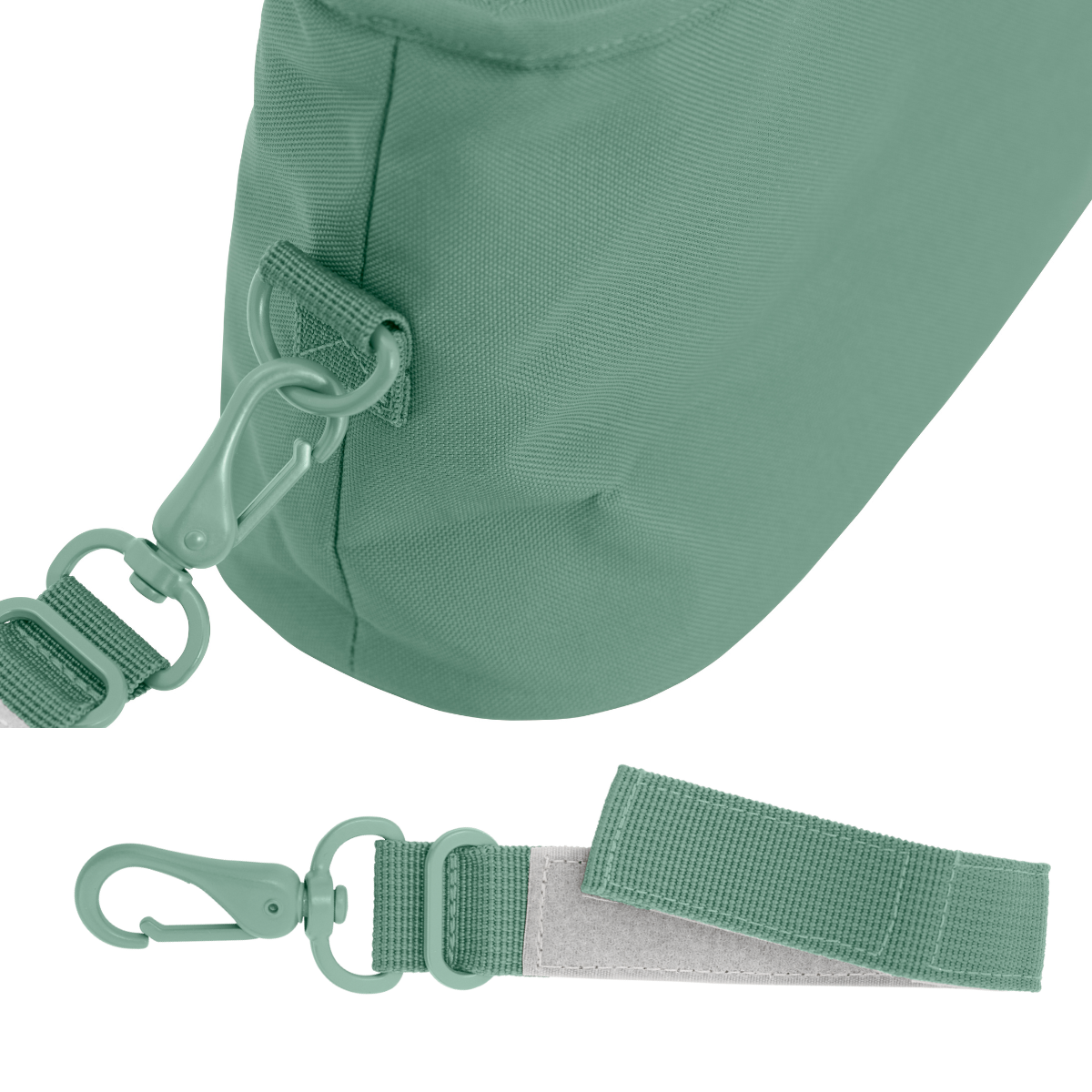 Karabinerhaken des Organizers #farbe_krokodilgrün