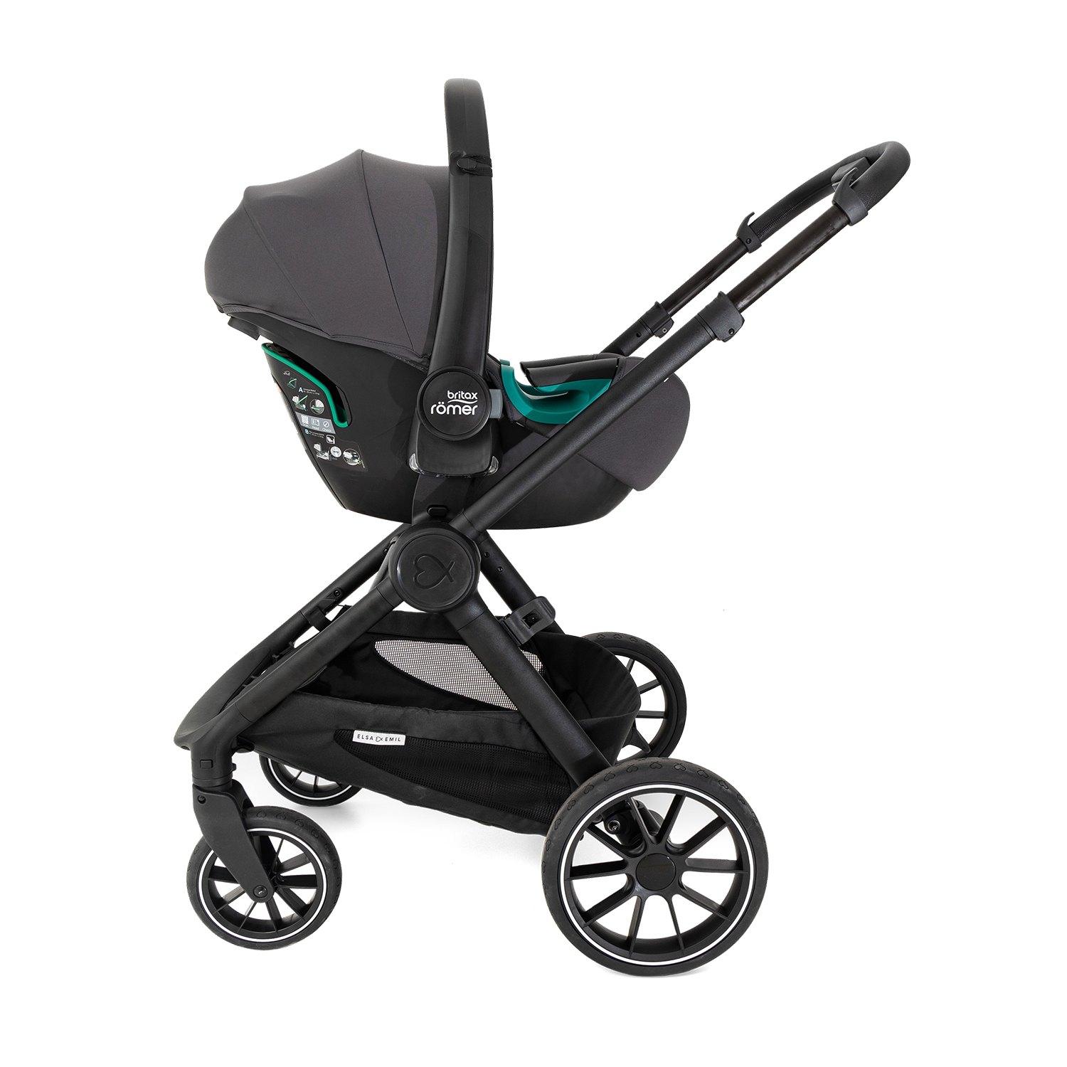 Adapter für Kinderwagen in Kombination mit Brittax Römer Babyschale