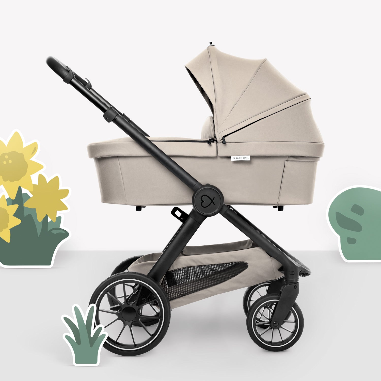 ELSA & EMIL Kinderwagen #farbe_kängurubeige