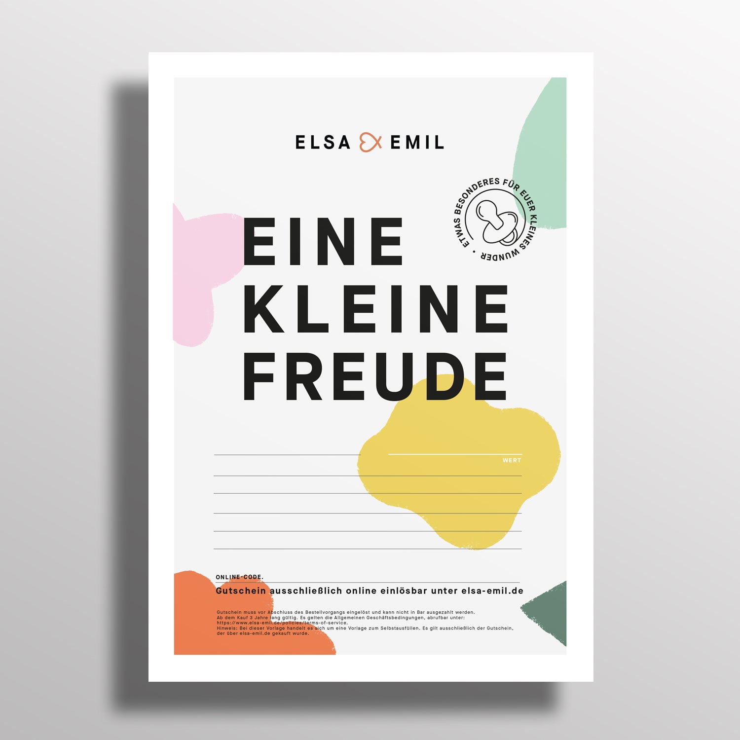 Mock Up eine kleine Freude