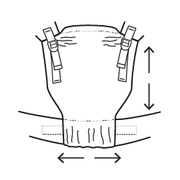 mitwachsende Babytrage Icon