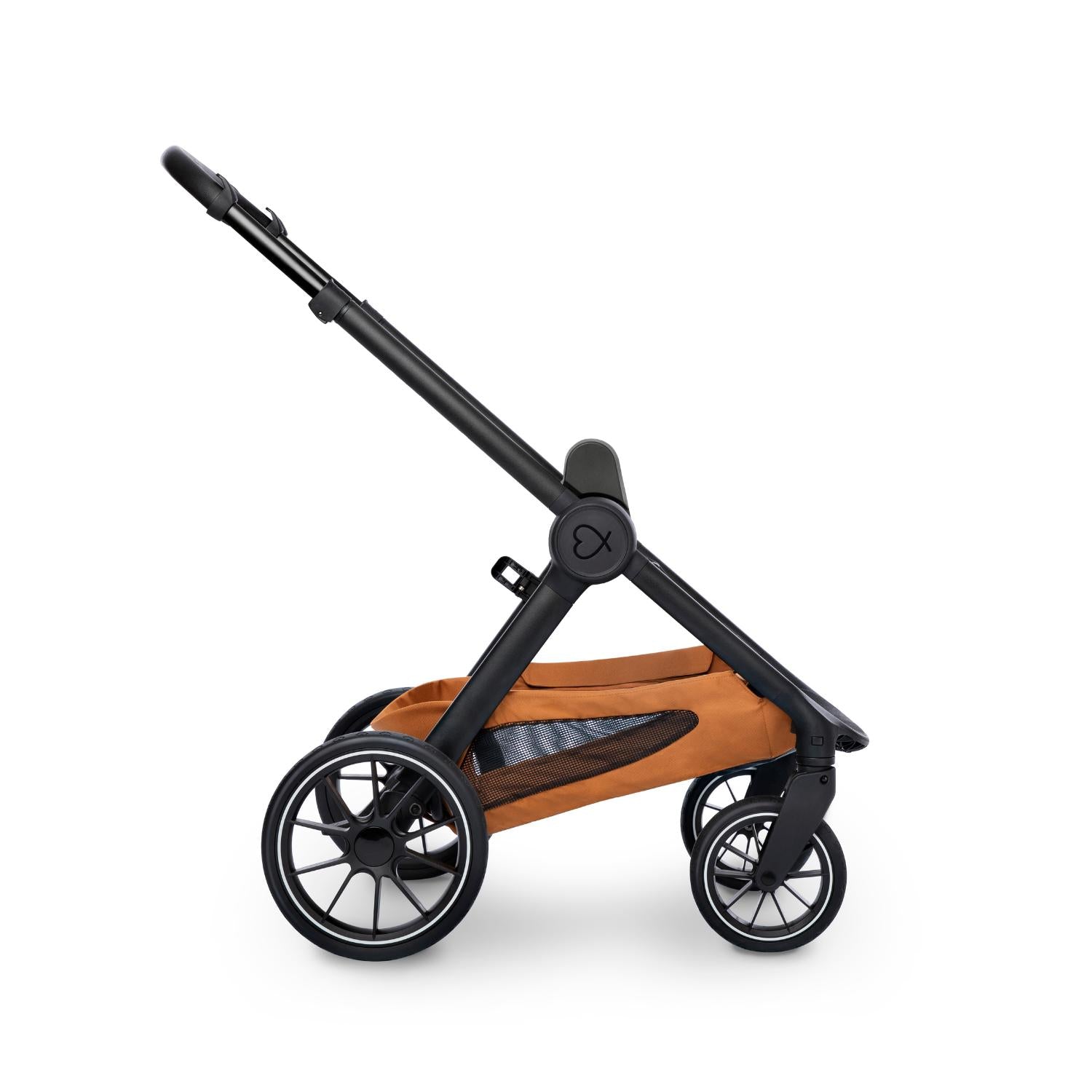 Kinderwagen Rahmen mit Reifen und Korb