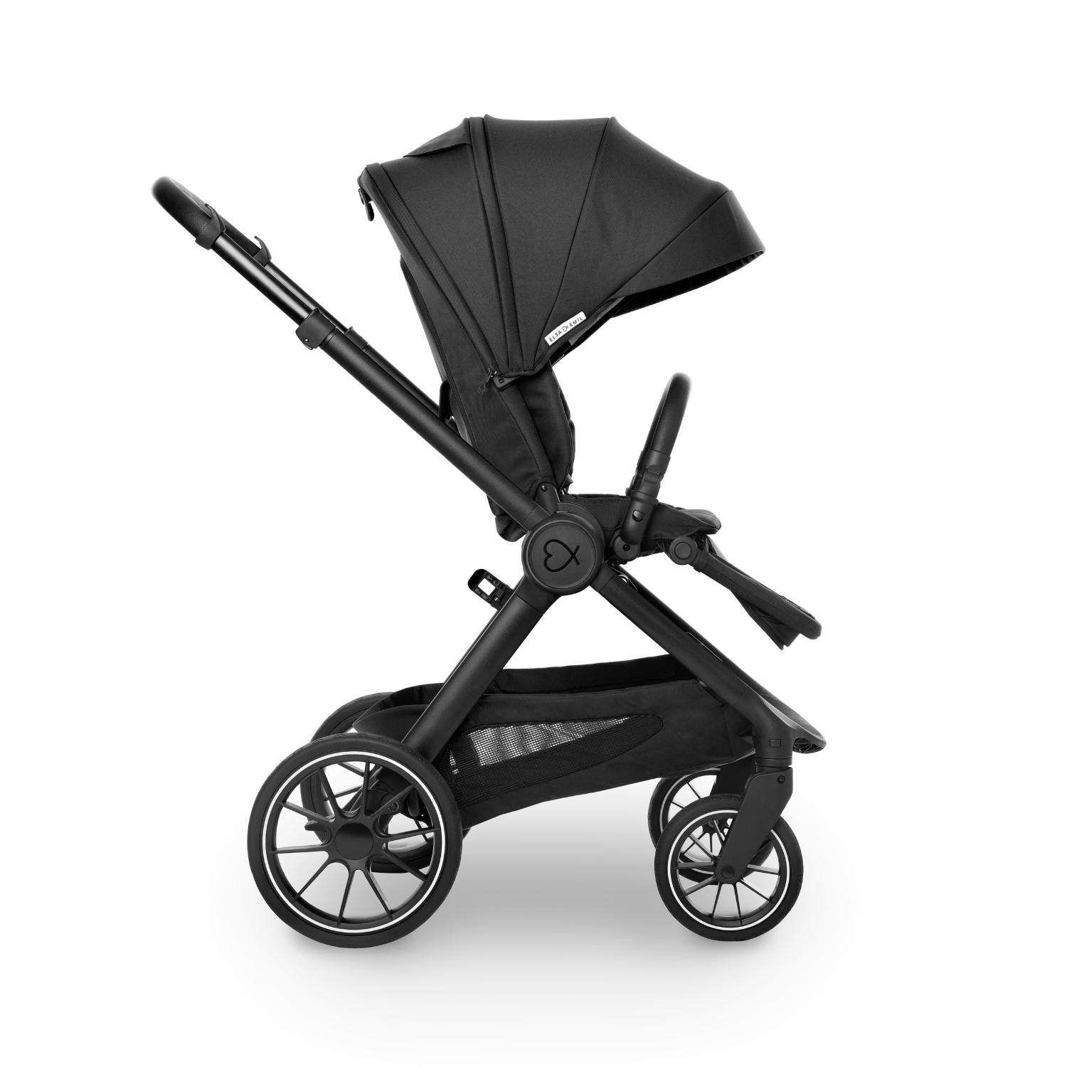 ELSA & EMIL Kinderwagen mit Sportsitz #farbe_gorillaschwarz