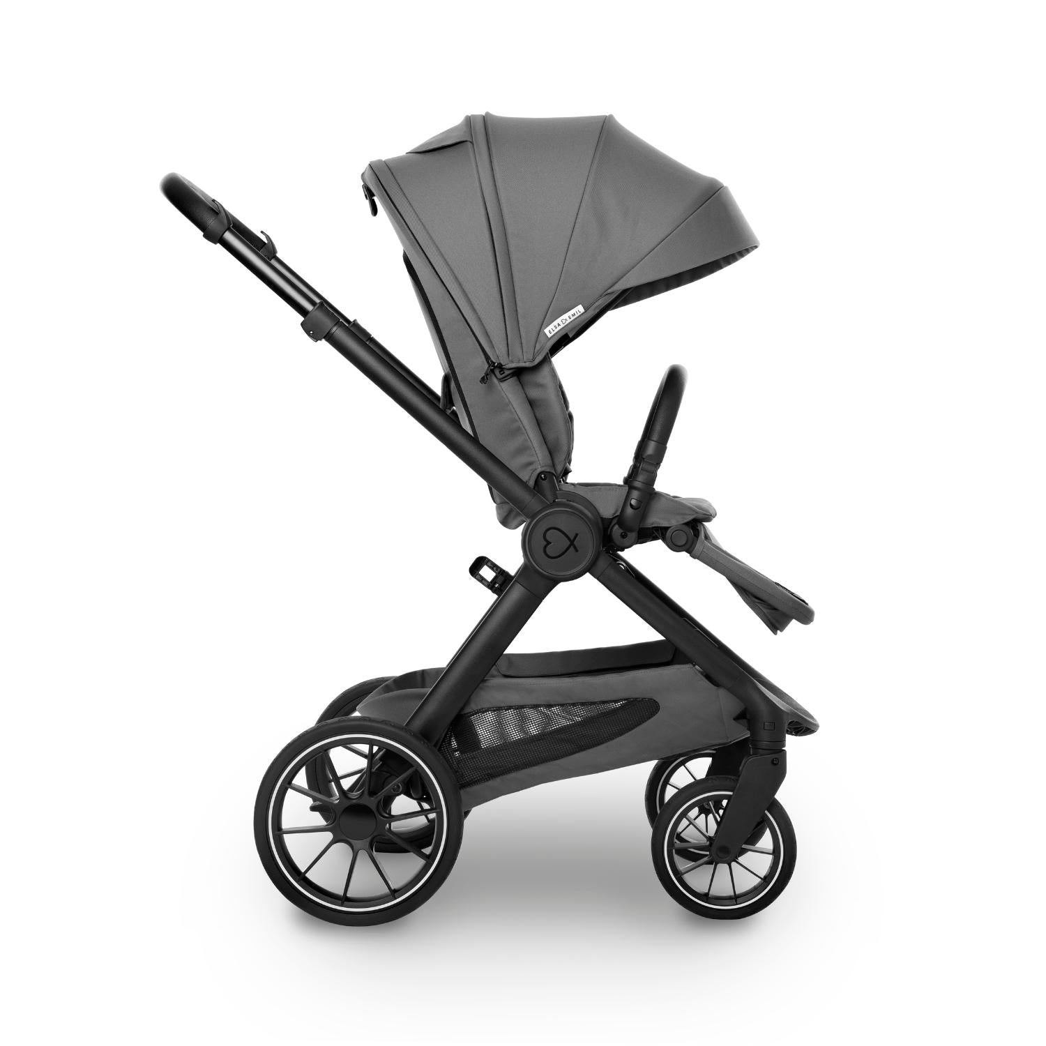 ELSA & EMIL Kinderwagen mit Sportsitz #farbe_elefantengrau
