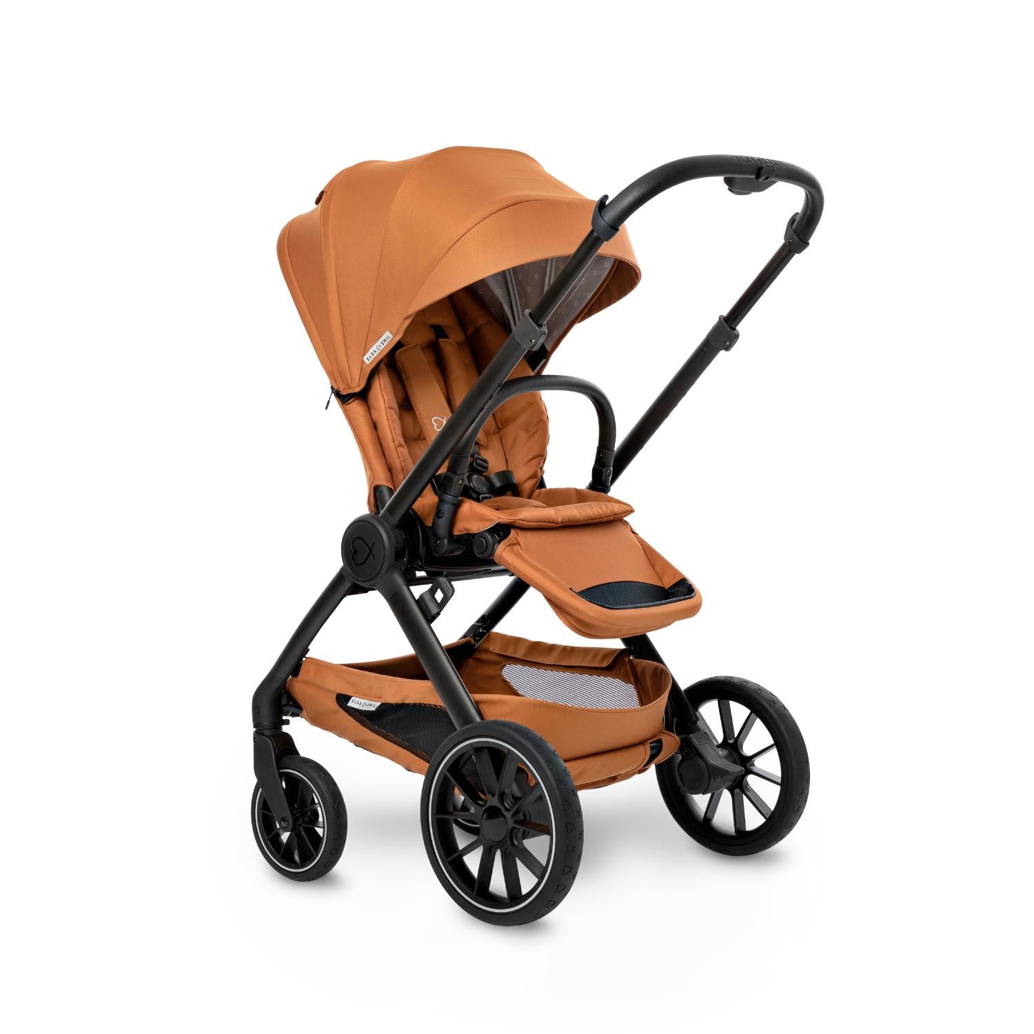 ELSA & EMIL Kinderwagen mit Sportsitz #farbe_fuchsrot