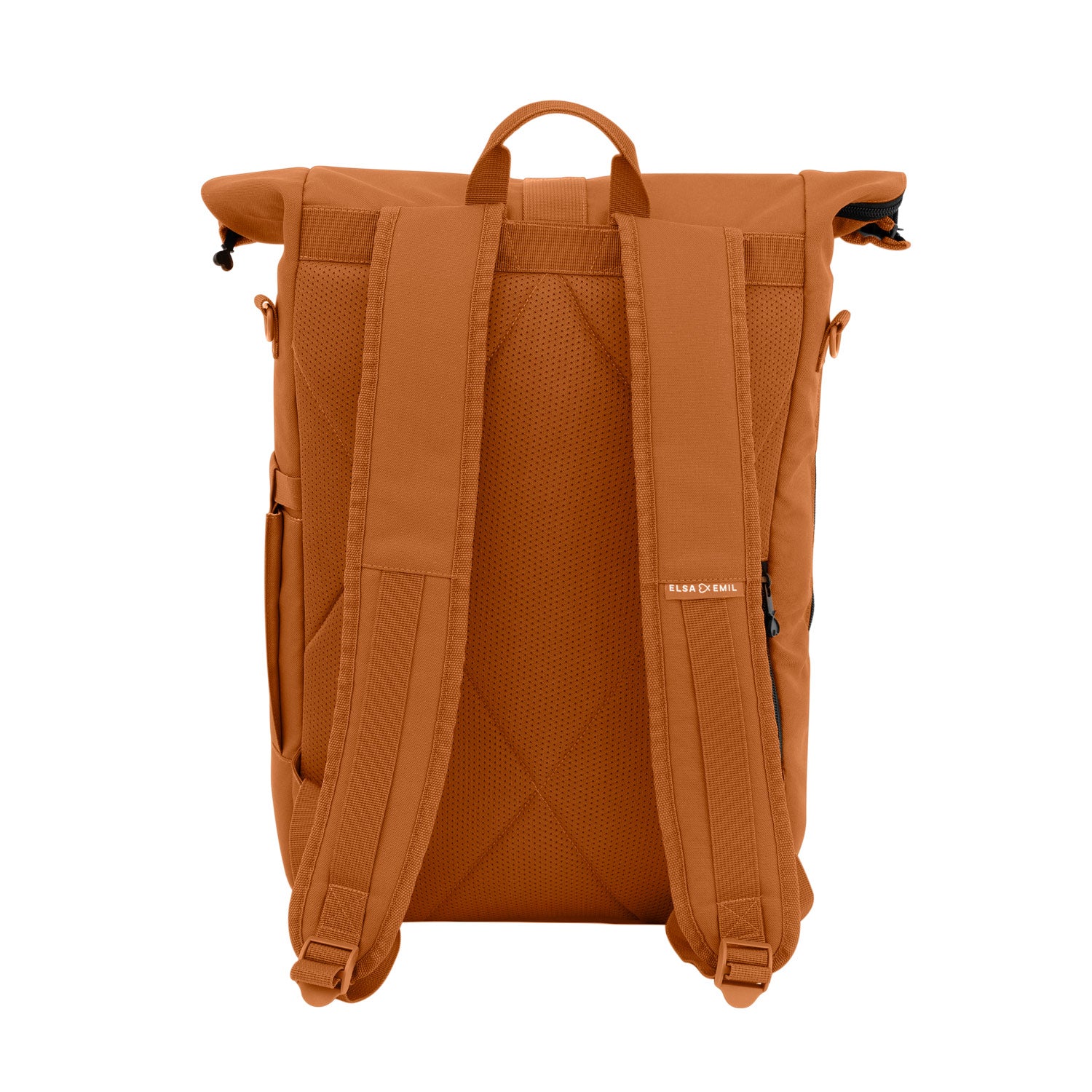 Rolltop Rucksack von hinten #farbe_fuchsrot